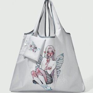 Shopping Tote Romwe Fairie Angel Ann the Rosee with Storage Bag Reusable